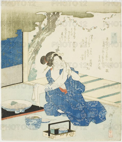 Summer Robes (Natsugoromo), from the series "A Comparison of Incense (Takimono awase)", c. 1822.