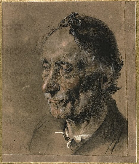 Head of an Old Man, c. 1850.