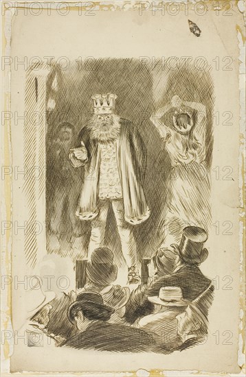 Lord Salisbury Addressing a Meeting, 1870/91.