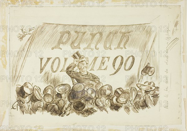 Study for Punch, Volume 90, 1886.