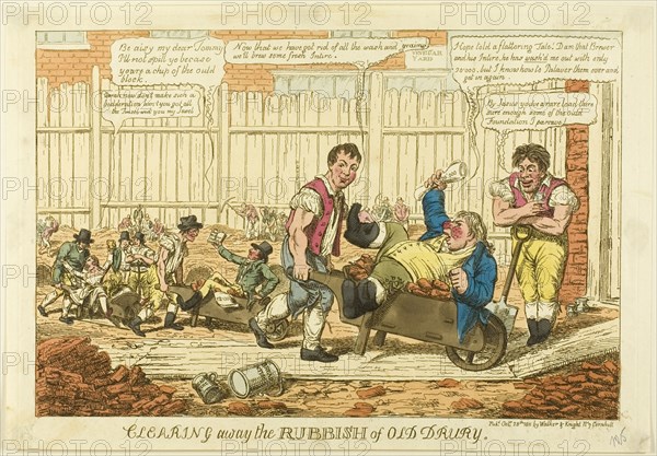 Clearing Away the Rubbish, 1811.