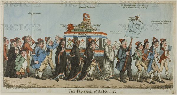 The Funeral of the Party, published October 30, 1798.