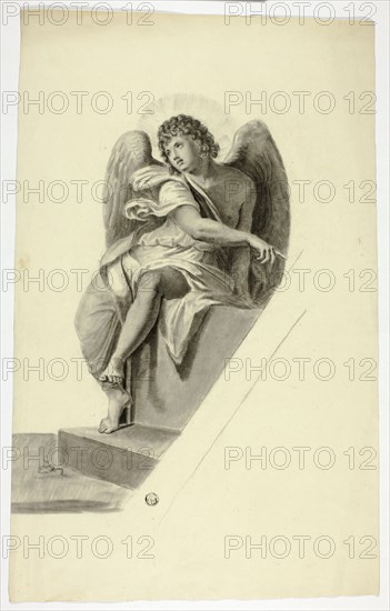 Angel Seated by Tomb, n.d.