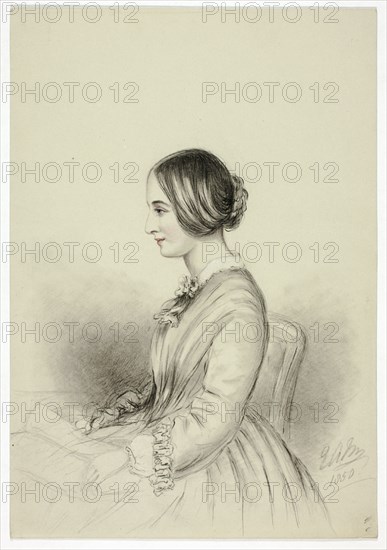 Portrait of Selina (Quin) Markham, 1850.