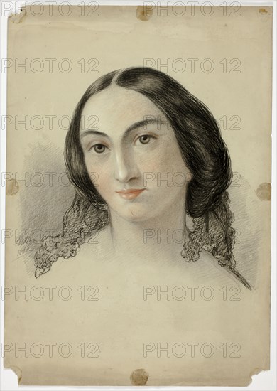 Female Portrait Head, 1858.