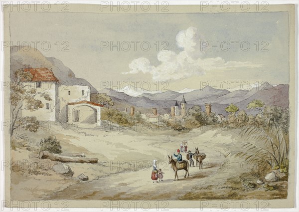 Albenga on the Corniche (Costal) Road, November 6, 1841.