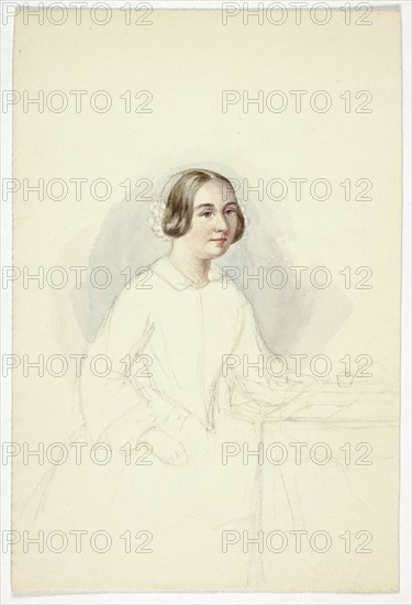 Young Woman at Writing Desk, n.d.