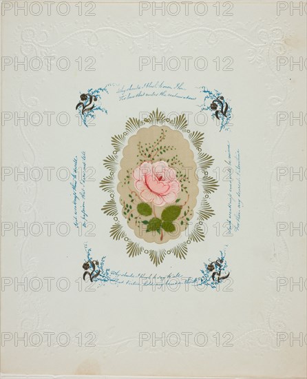 Why Should I Blush (valentine), c. 1850.