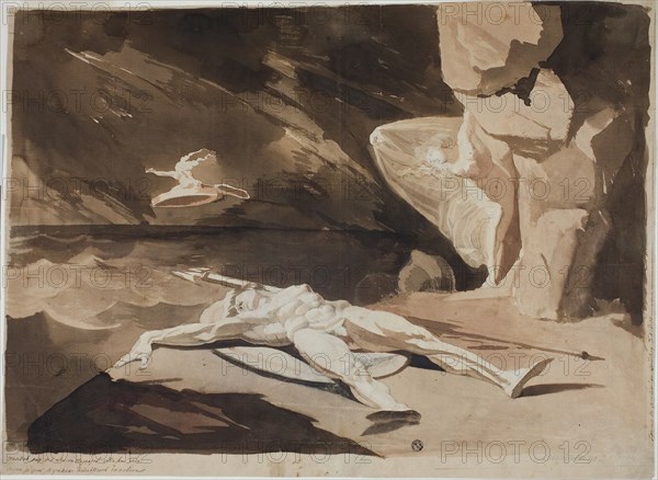 Thetis Mourning the Body of Achilles, 1780.