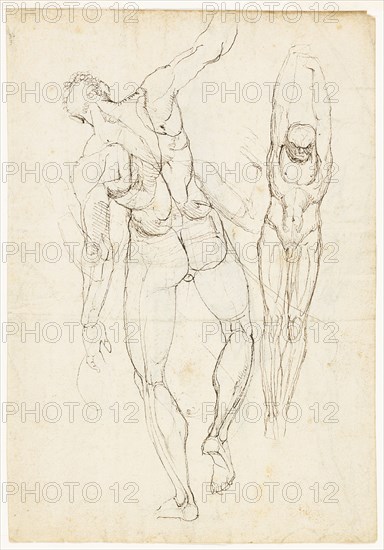 Figure Studies (recto and verso), c. 1800.