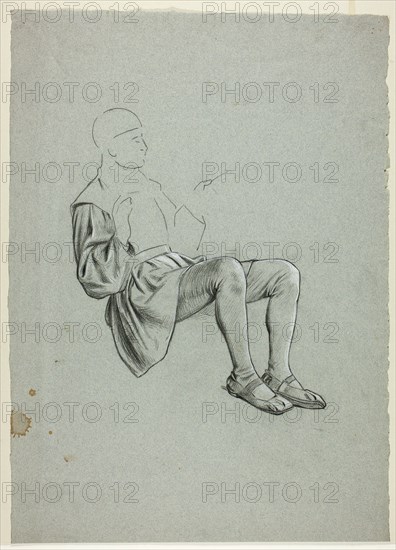 Unfinished Sketch of Seated Man, n.d.