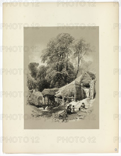 At Dorking, from Picturesque Selections, c. 1859-60.