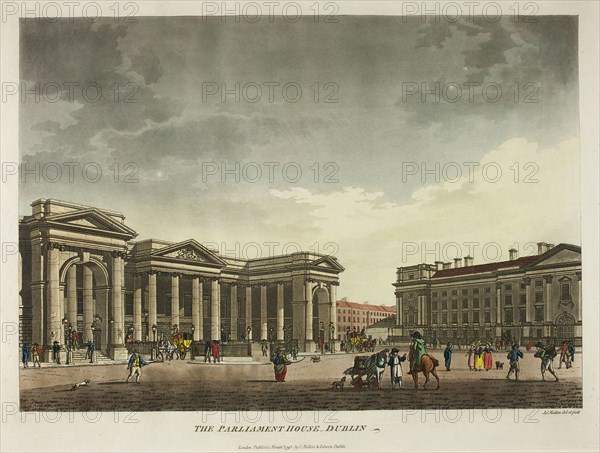 The Parliament House - Dublin, published November 1793.