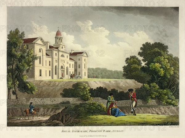 Royal Infirmary Phoenix Park, Dublin, published July 1794.