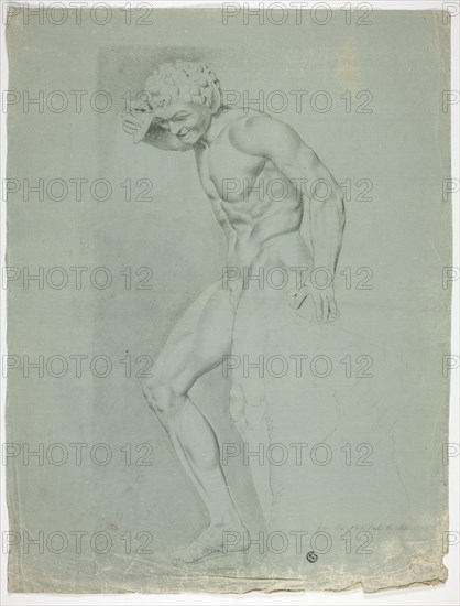 Antique Statue of Standing Faun with Cymbals, 1775.