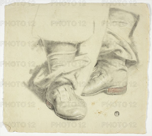 Seventeenth Century Boots of Standing Figure, n.d.