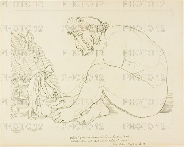 Polyphemus Begging Ulysses for More Wine, n.d. (comissioned 1792-3)