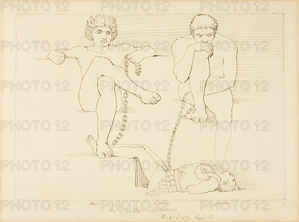 Othus and Ephialtes Holding Orestes Captive, n.d.