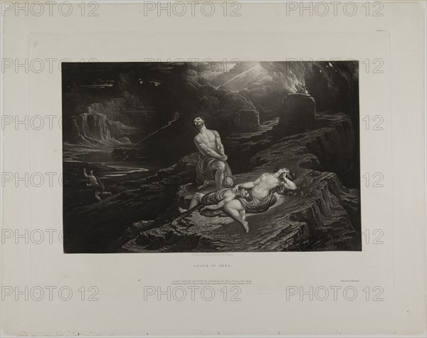 The Death of Abel, from Illustrations of the Bible, 1831.