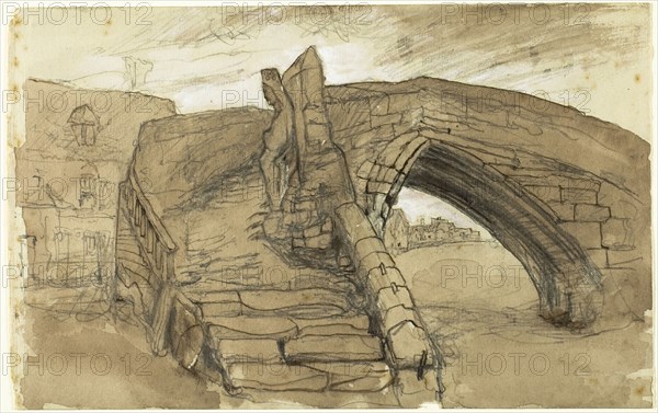 Bridge at Croyland, c. 1860-69.