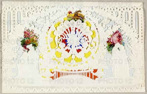 All for Thee (valentine), 1850/59.