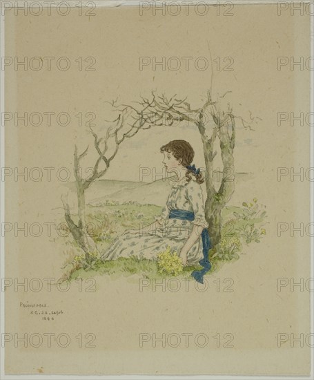 Seated Girl with Primroses, 1886.