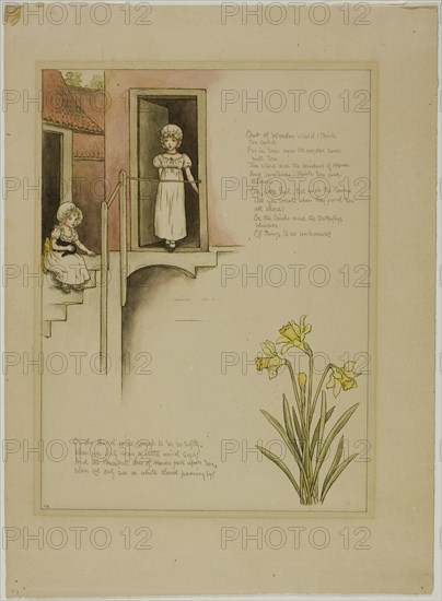 Study for From Wonder World, from Marigold Garden, 1885.