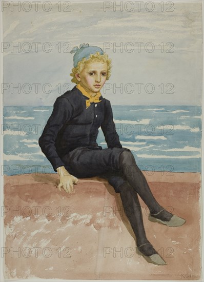 Eddie at the Seashore, n.d.