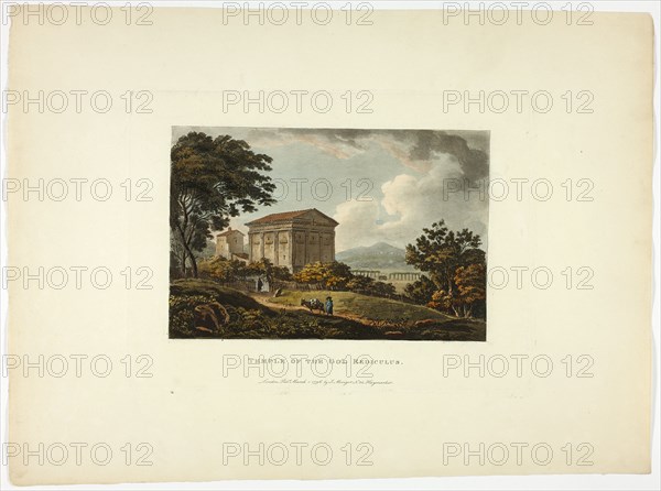 Temple of the God Rediculus, plate five from the Ruins of Rome Temple of the God Rediculus, plate five from the Ruins of Rome, published March 1, 1796.