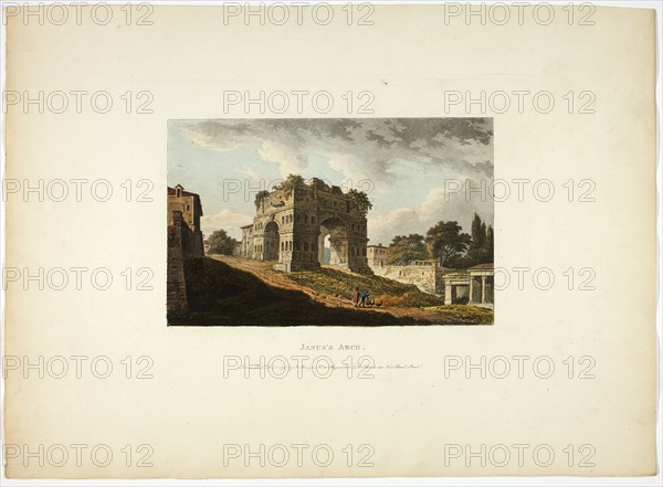 Janus's Arch, plate twenty from the Ruins of Rome, published December 6, 1796.