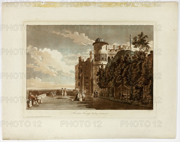 Windsor Terrace Looking Eastward, 1809.