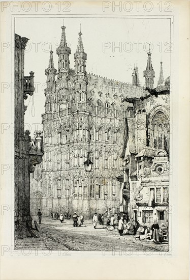 Hotel de Ville, Louvain, 1833.