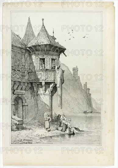At Braubach on the Rhine, 1833.