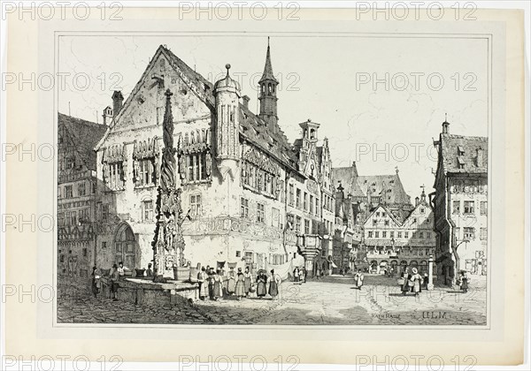 Rath Haus, Ulm, 1833.
