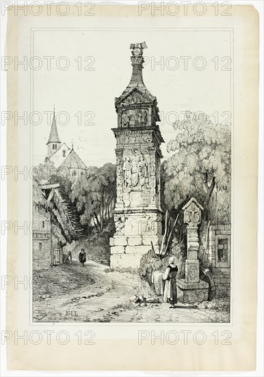 Roman Pillar at Igel, 1833.