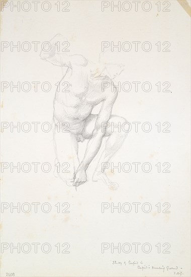 Study for Cupid, c. 1873-77.