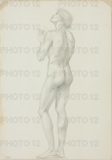 Standing Male Nude with Hands Clasped in Prayer, c. 1873-77.