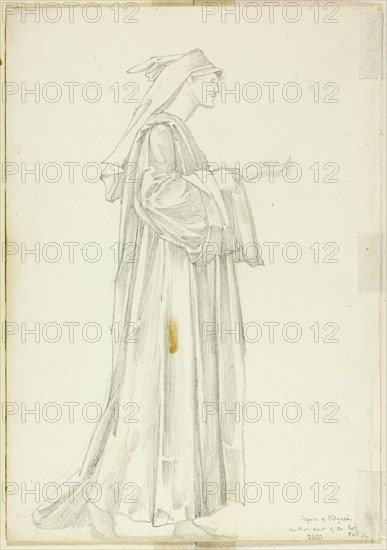 Study of Pilgrim for Romaunt of the Rose, c. 1873-77.