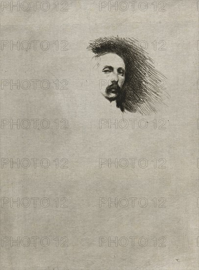 Portrait of Basil Gotto (Black and White Version), 1901.