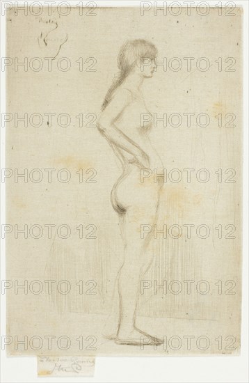 Study from the Nude of a Girl Standing, 1890.