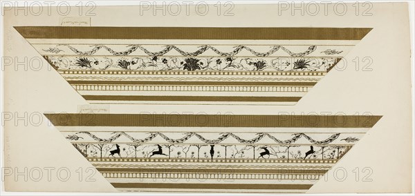 Stag and Flower Pattern Frame, 1897-99.