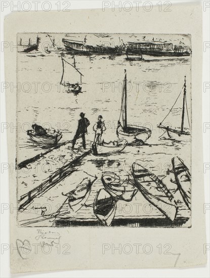 Pleasure Boats, Chelsea, 1888-89.