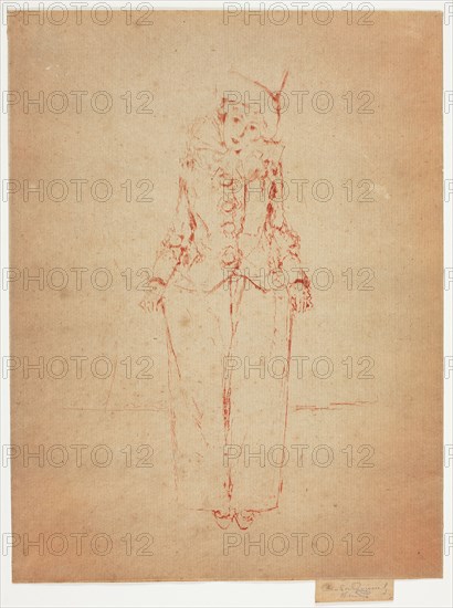 Pierrot en Pied, Portrait of the Lady A. C., 1888.
