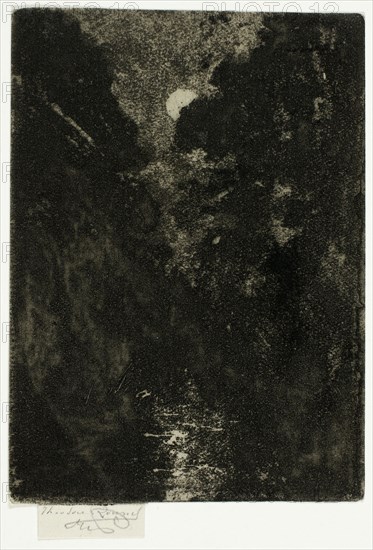 Trees in Moonlight, 1890-1900.