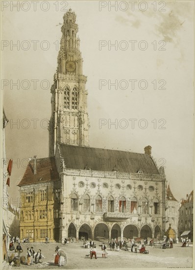 South Porch of Chartres Cathedral, 1839.