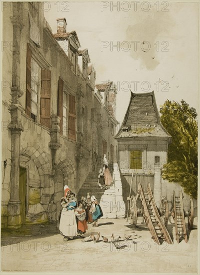 L'Abaye St. Amand, Rouen, 1839.