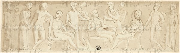 Frieze Design in Classical Manner, c. 1800.