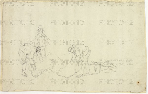 Figures with Market Goods, n.d.