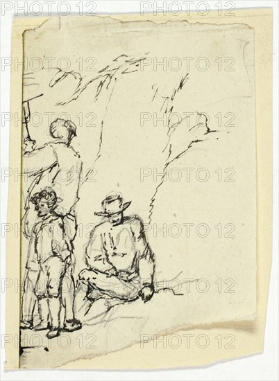Two Men with Boy, n.d.