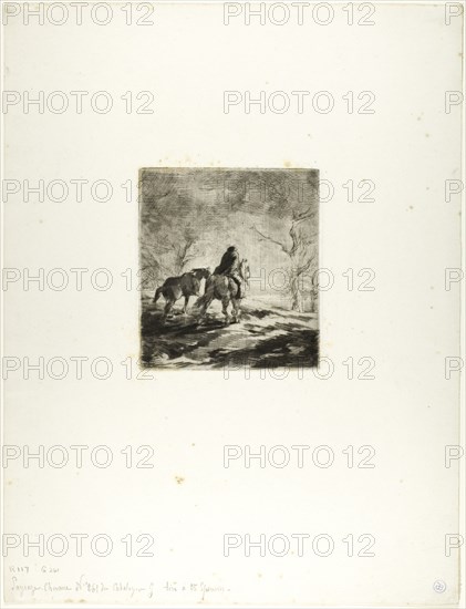Traveler on Horseback, 1848.